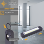 LED Arbeitsleuchte Arbeitslampe Stableuchte Werkstattlampe Batterie Taschenlampe Magnet - 1 Stück