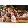 Northpoint Weihnachtsmelodie-Box Wintermelodien Weihnachtssounds Box Bewegungsmelder Licht Aufladbar mit Wandhalterung Lebkuchenhaus