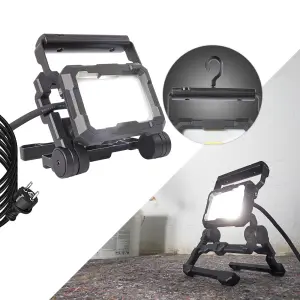 LED Arbeitsstrahler 20 W 2200 Lumen 5000 K IP65 Dimmfunktion mit rückseitigem Schalter Aufhängung