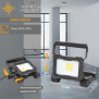 LED Arbeitsstrahler 20 W 2200 Lumen 5000 K IP65 Dimmfunktion mit rückseitigem Schalter Aufhängung
