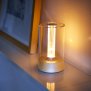 B-Ware Northpoint LED Akku Design Tischlampe Tischleuchte mit Glühdraht 1800mAh Gold #1