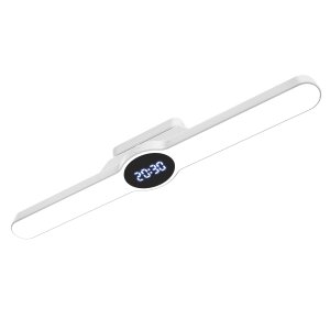 Akku LED Licht mit Display Lightbar Uhrzeit-Anzeige...