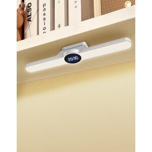 Akku LED Licht mit Display Lightbar Uhrzeit-Anzeige Farbtemperaturwechsel Timerfunktion