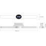 Northpoint Akku LED Licht mit Display Lightbar Uhrzeit-Anzeige Farbtemperaturwechsel Timerfunktion