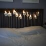 LED Fotoklammer Lichterkette mit Batterie 10 Warmweiße Leuchtklammer Batteriebetrieben 175cm lang