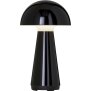 LED Design Tischleuchte Mushroom Light dimmbar 300 Lumen für Innen und Außen 28 cm hoch Schwarz