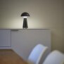 LED Design Tischleuchte Mushroom Light dimmbar 300 Lumen für Innen und Außen 28 cm hoch Schwarz