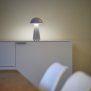 Northpoint LED Design Tischleuchte Mushroom Light dimmbar 300 Lumen für Innen und Außen 28 cm hoch Grau