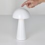 LED Design Tischleuchte Mushroom Light dimmbar 300 Lumen für Innen und Außen 28 cm hoch Weiß