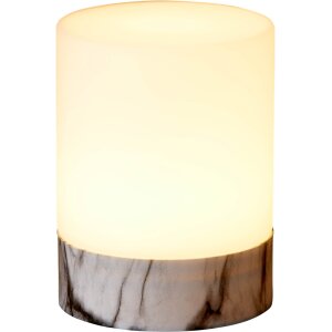 B-Ware Aufladbare Tischlampe Marmor warmweiß