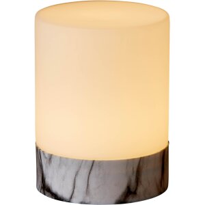 B-Ware Aufladbare Tischlampe Marmor warmweiß