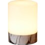 B-Ware Aufladbare Tischlampe Marmor warmweiß