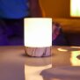 B-Ware Aufladbare Tischlampe Marmor warmweiß