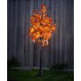 LED Herbst Baum Herbstdeko Lichtbaum in Ahorn-Optik In- & Outdoor | 120 warmweiße LEDs | 180cm hoch