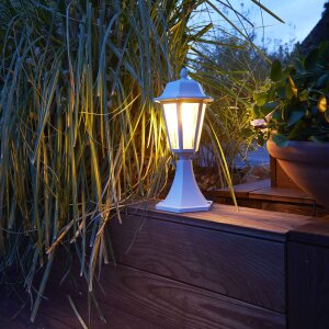 LED Gartenlaterne Außenlampe mit E27-Sockel