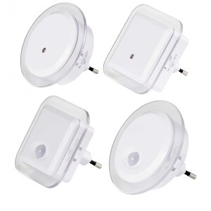 LED Nachtlicht Bernsteinweißes Licht 2er-Set