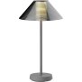 LED Design Akku Tischlampe dimmbar für Innen und Außen mit 2200 mAh Akku Kegelform