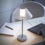 LED Design Akku Tischlampe dimmbar für Innen und Außen mit 2200 mAh Akku Kegelform