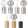 LED Akku Tischlampe Edison Style Glühbirne mit Glühdraht bis zu 96 Stunden Laufzeit 2000mAh Touch