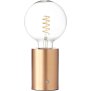 LED Eddison Lampe Akku Design Tischlampe mit Glühdraht 2000mAh dimmbar Roségold klare Birne