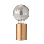 Northpoint LED Eddison Lampe Akku Design Tischlampe mit Glühdraht 2000mAh dimmbar Roségold dunkle Birne