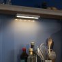 B-Ware Northpoint LED Lichtleiste Schranklichter mit Bewegungsmelder und Dämmerungssensor im 3er-Set für Innen, 6 warmweißen SMD LEDS (3000K), Unterbauleuchte, Regallicht, Treppenleuchte