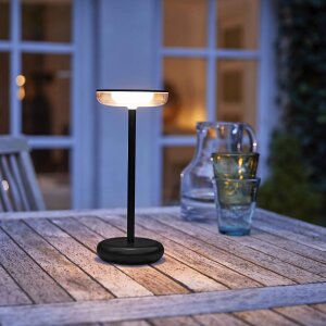 Moderne dimmbare LED Tischlampe 30cm, 1800mAh Akku,...