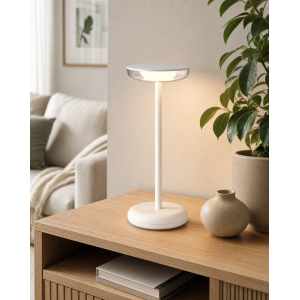 LED Akku Tischlampe Weiß Dimmbar Touch...