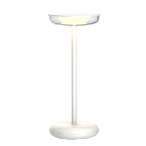 Moderne dimmbare LED Tischlampe 30cm, 1800mAh Akku, warmweiß, USB-C, 5-7h Leuchtdauer, 180 Lumen