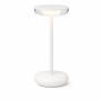 LED Akku Tischlampe Weiß Dimmbar Touch Warmweiß USB-C Nachttischlampe kabellos 27,4cm