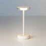 Moderne dimmbare LED Tischlampe 30cm, 1800mAh Akku, warmweiß, USB-C, 5-7h Leuchtdauer, 180 Lumen
