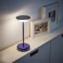 Northpoint LED Design Akku Tischlampe Slim dimmbar für Innen und Außen mit 1800 mAh Akku Blau