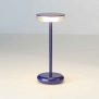 Northpoint LED Design Akku Tischlampe Slim dimmbar für Innen und Außen mit 1800 mAh Akku Blau