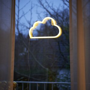 LED Nachtlicht für das Kinderzimmer in 3 schönen Motiven 3xAA-Batterien oder über USB Wolke