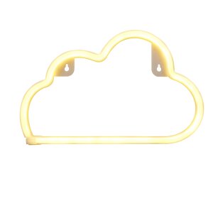 LED Nachtlicht für das Kinderzimmer in 3 schönen Motiven 3xAA-Batterien oder über USB Wolke
