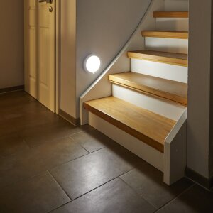 LED Deckenleuchte Wandleuchte Aufladbar mit Bewegungsmelder / Dämmerungssensor USB 30s Timer