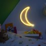 LED Nachtlicht für das Kinderzimmer in 3 schönen Motiven 3xAA-Batterien oder über USB Mond