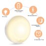 B-Ware LED Batterie Beleuchtungsspots Schkrankleuchten 3er Set mit Bewegungsmelder für den
