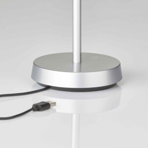 B-Ware LED Design Akku Tischlampe dimmbar für Innen und Außen mit 2200 mAh Akku Kegelform