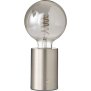 B-Ware Northpoint LED Akku Tischlampe Edison Style Glühbirne mit Glühdraht bis zu 96 Stunden Laufzeit 2000mAh Touch Dimmer Ambientelicht Tischleuchte Stahl dunkle Birne