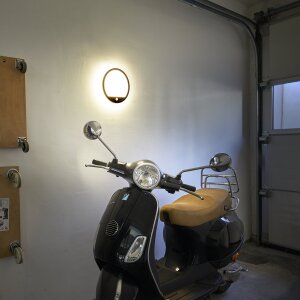 B-Ware LED Sensorleuchte Deckenleuchte Wandleuchte Unterbauleuchte 15W Ø28cm IP65 mit