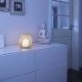 Northpoint LED kerzenlaterne Windlicht für Innen und Außen batteriebetrieben warmweißes Licht mit Timer Kerzenschein Flackereffekt Weiß