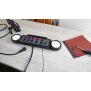 Steckdosenleiste mit Lichtauslass zur Wandmontage separaten Ein-/Ausschaltern USB und USB-C