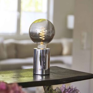 B-Ware LED Akku Tischlampe Edison Style Glühbirne mit Glühdraht bis zu 96 Stunden Laufzeit 2000mAh