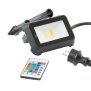 LED-Strahler Gartenstrahler Regenbogenstrahler RGBW Gartenbeleuchtung Fernbedienung Timer Erdspieß 10W IP54