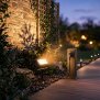 LED-Strahler Gartenstrahler Regenbogenstrahler RGBW Gartenbeleuchtung Fernbedienung Timer Erdspieß 10W IP54