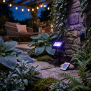 LED-Strahler Gartenstrahler Regenbogenstrahler RGBW Gartenbeleuchtung Fernbedienung Timer Erdspieß 10W IP54