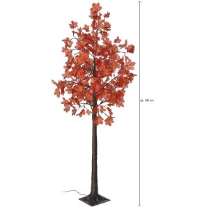 B-Ware LED Herbsttbaum Herbstdeko In- & Outdoor | 120 warmweiße LEDs | 180cm hoch | elastische