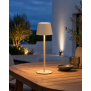 Modulare 3-in-1 LED Akku Tischlampe Beige – Dimmbare Tisch- & Flaschenleuchte, IP54