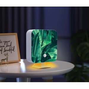 Naturgeräuschebox Vogel Gesang Vogelzwitscher Box Bewegungsmelder - Palmenblätter / Cube